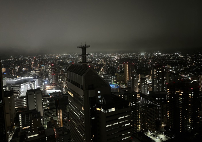 ウェスティンホテル仙台の夜景