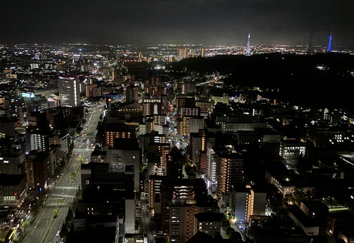 ウェスティンホテル仙台の夜景